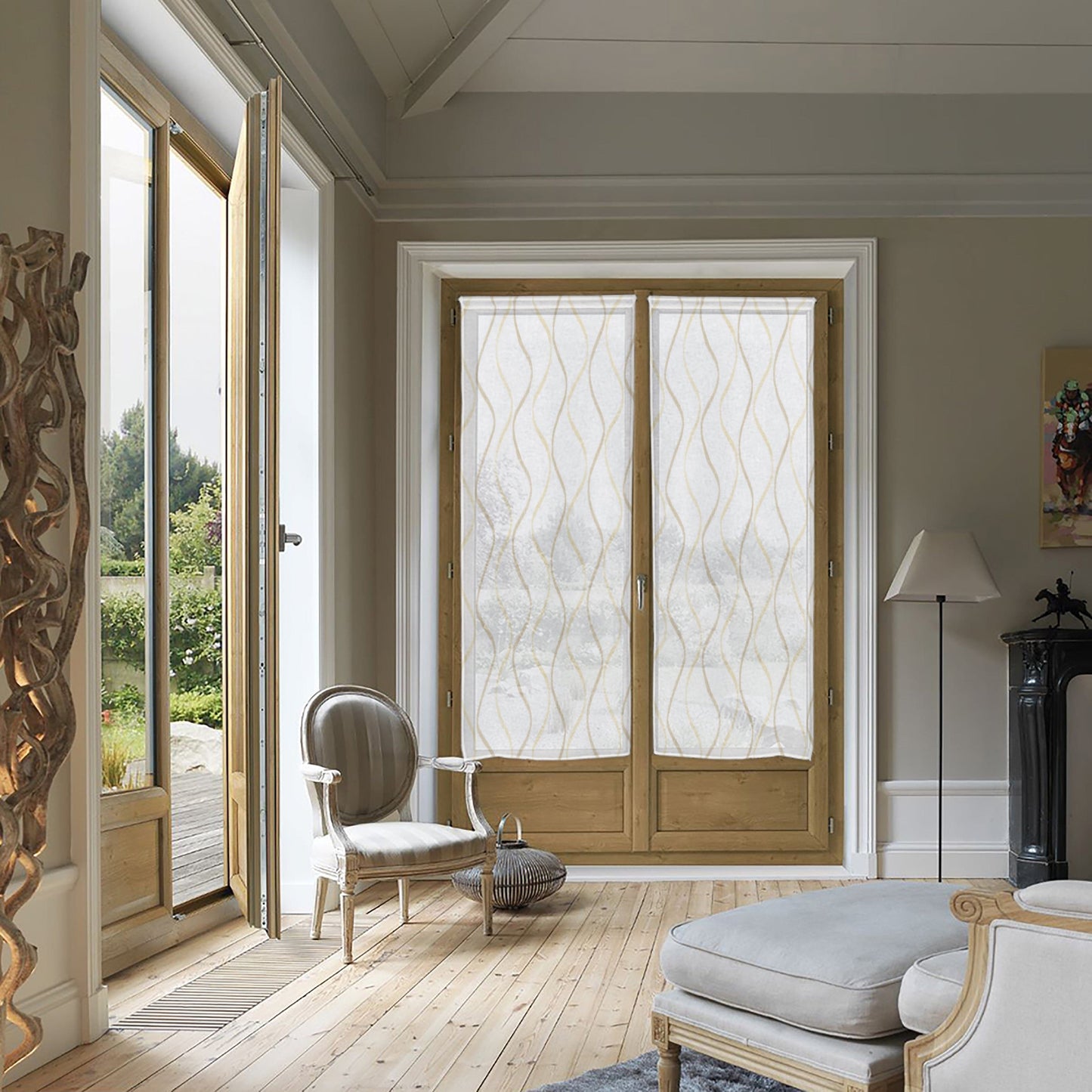 Bricocenter BEIGE WAVE CURTAIN 60X240 CM