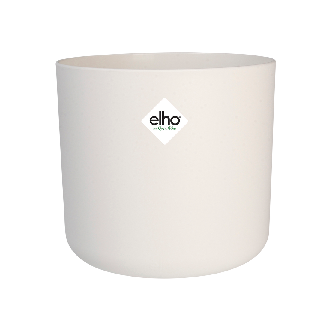 B.for Soft Round ELHO pot cover DIAM 16 H15 CM WHITE