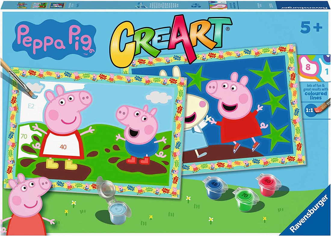 Cre Art Junior Series: 2 X Peppa Pig