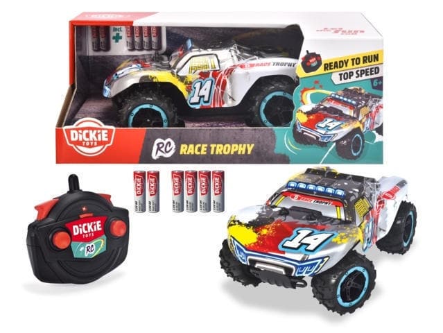Rc Race Trophy 1:20 Scale, 23 Cm, 2 Channels, 2.4 G Hz, Suspension, Rubber Tires, Speed Up To 9 Km/H