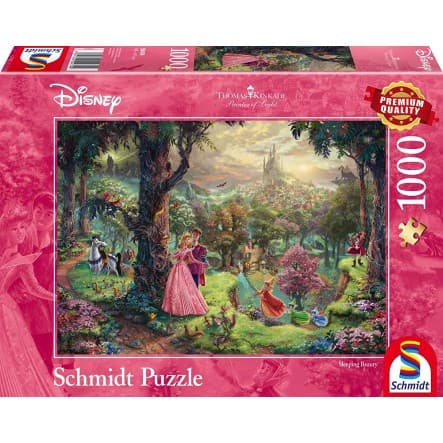 1000 Piece Puzzle Thomas Kinkade: Sleeping Beauty