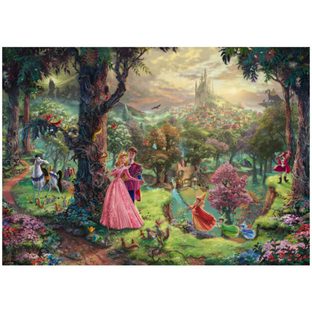 1000 Piece Puzzle Thomas Kinkade: Sleeping Beauty