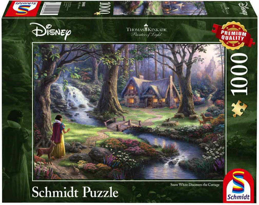 1000 Piece Puzzle - Thomas Kinkade: Snow White and the Seven Dwarfs