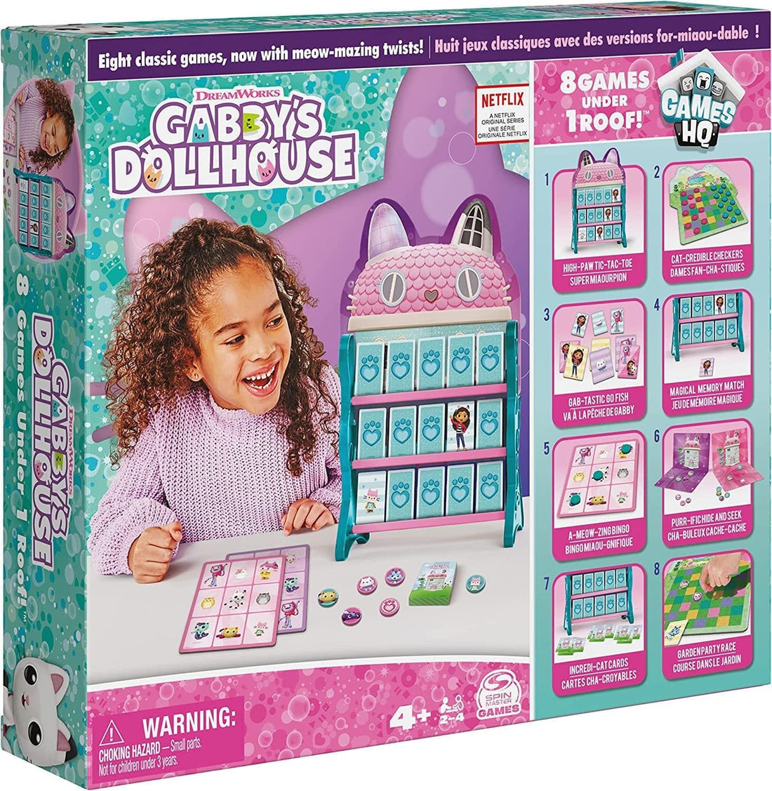 Gabby&#39 S Dollhouse, 8 Games Gathered In 1 Package