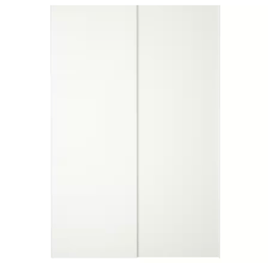 Ikea HASVIK - Pair of sliding doors, white, 150x236 cm