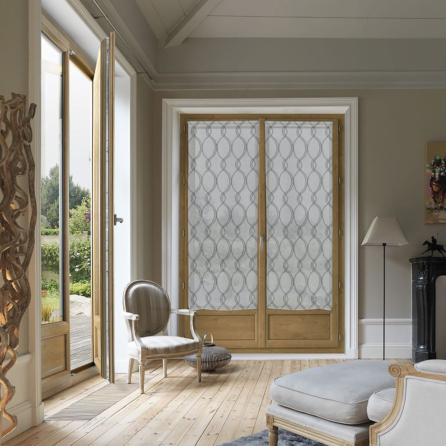 Bricocenter VOLUTES CURTAIN GREY 60X240 CM