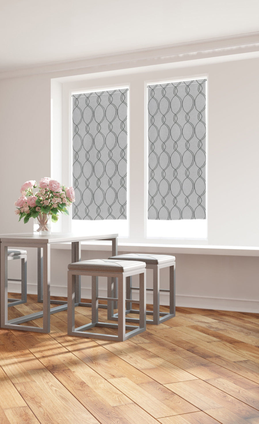 Bricocenter VOLUTES CURTAIN GREY 60X150 CM