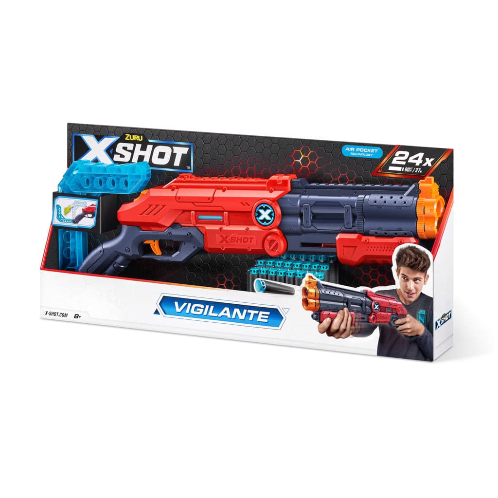 X-Shot Excel Vigilante with 24 darts