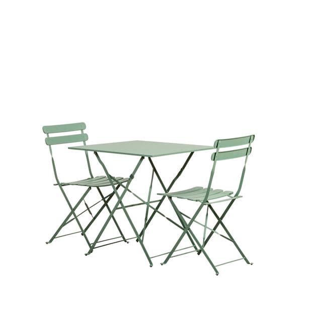 Casa IMPERIAL Eucalyptus green bistro table H 71 x W 70 x L 70 cm