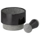 ÄDELSTEN pestle and mortar, marble black, 14 cm