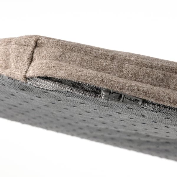 Ikea ÄLVGRÄSMAL - Chair cushion, beige, 32.6 / 31.3x33x3 cm