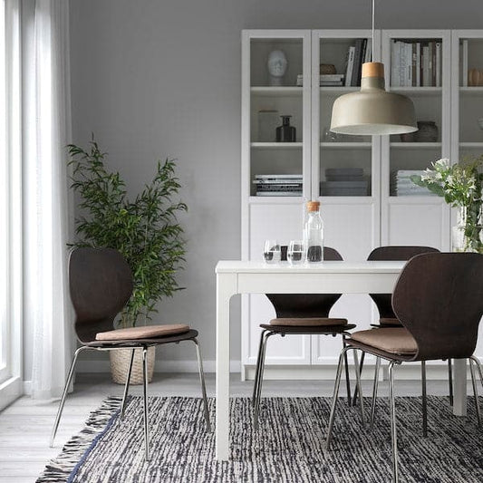 Ikea ÄLVGRÄSMAL - Chair cushion, beige, 32.6 / 31.3x33x3 cm