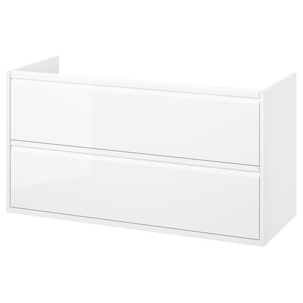 ÄNGSJÖN wash-stand with drawers, Depth: 47.5 cmHeight: 62.8 cmWideness of washbasin cabinet: 120.0 cmWidth: 120.0 cmDrawer front, thickness: 16 mm