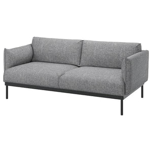 ÄPPLARYD 2 seater sofa - Lejde grey/black , - best price from Maltashopper.com 20506225