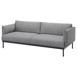 ÄPPLARYD 3-seat sofa, Lejde grey/black, 231 cm