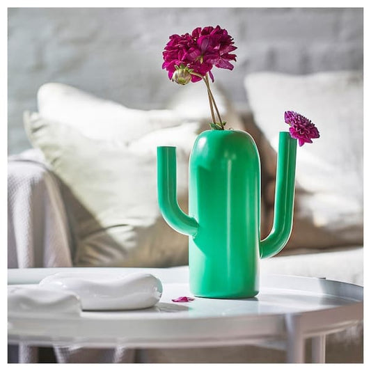 Ikea ÄRTBUSKE - Vase/watering can, bright green, 24 cm