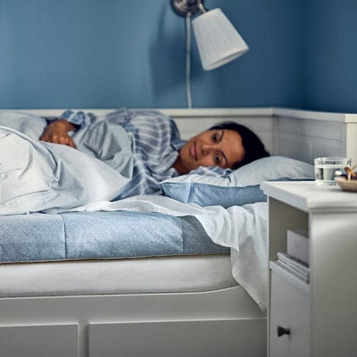 ÅGOTNES Foam mattress - rigid/light blue 80x200 cm , 80x200 cm - best price from Maltashopper.com 10480853