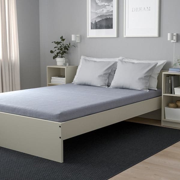 Ikea ÅGOTNES Foam mattress - rigid/light blue 140x200 cm , 140x200 cm