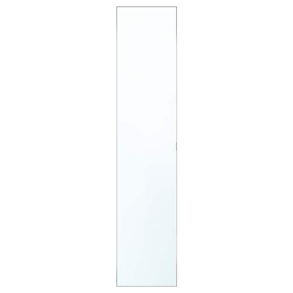 ÅHEIM - Door with hinges, mirror glass, 50x229 cm - best price from Maltashopper.com 39281725