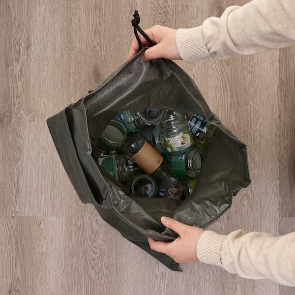 AJÖSS - Waste sorting bag, dark grey, 56x67 cm/35 l - best price from Maltashopper.com 60439366