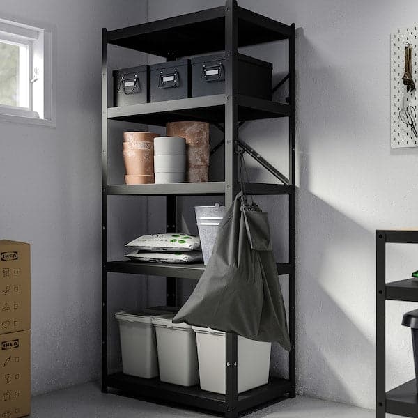 Ikea AJÖSS - Waste sorting bag, dark grey, 56x67 cm/35 l