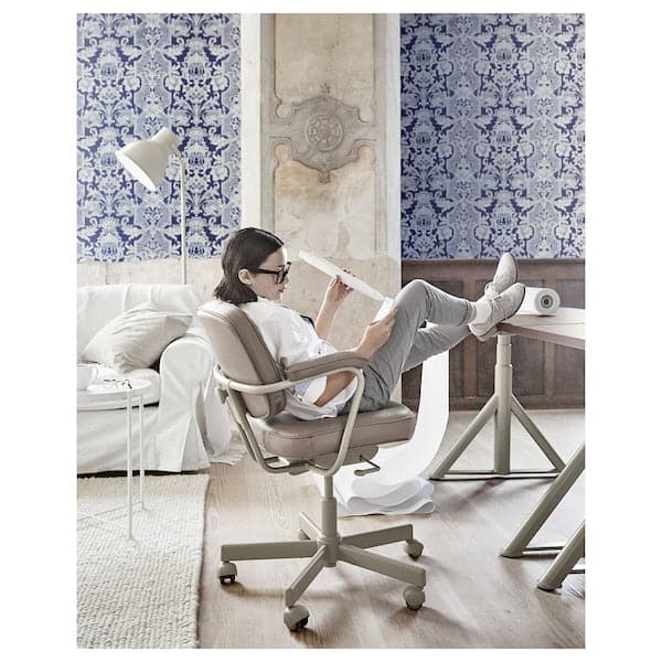 ALEFJÄLL Office Chair - Beige Grann , - best price from Maltashopper.com 50308686
