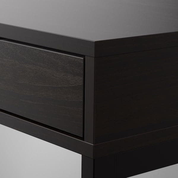 ALEX Desk - black-brown 132x58 cm , - best price from Maltashopper.com 00483442
