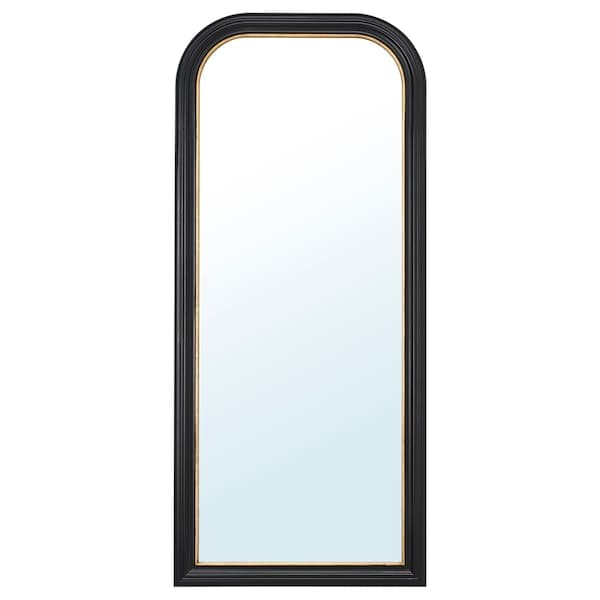 ALMARÖD - Mirror, black, 75x170 cm - best price from Maltashopper.com 00459135