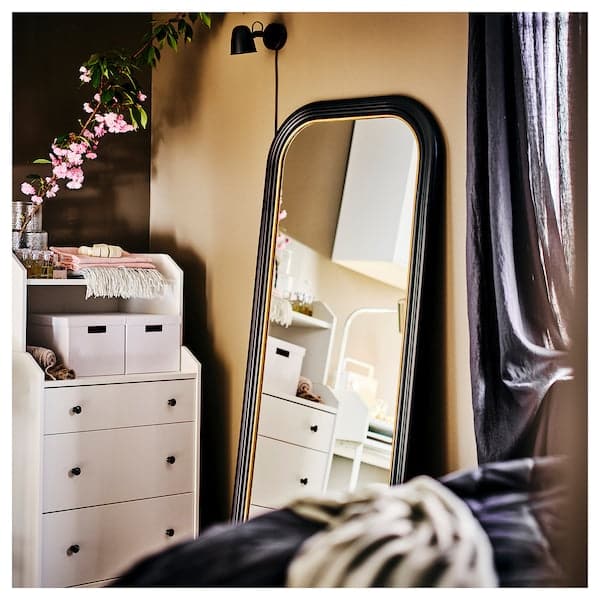 Ikea ALMARÖD - Mirror, black, 75x170 cm