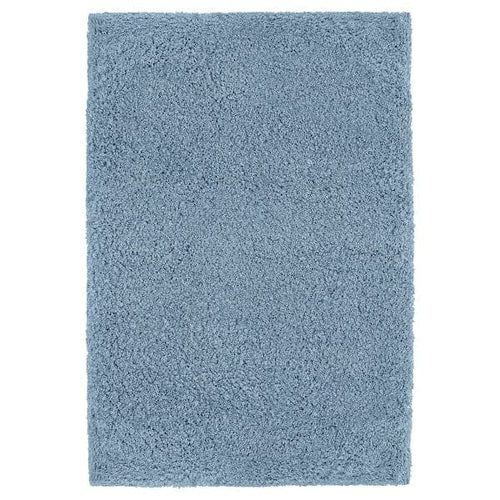 ALMTJÄRN - Bath mat, blue, 60x90 cm