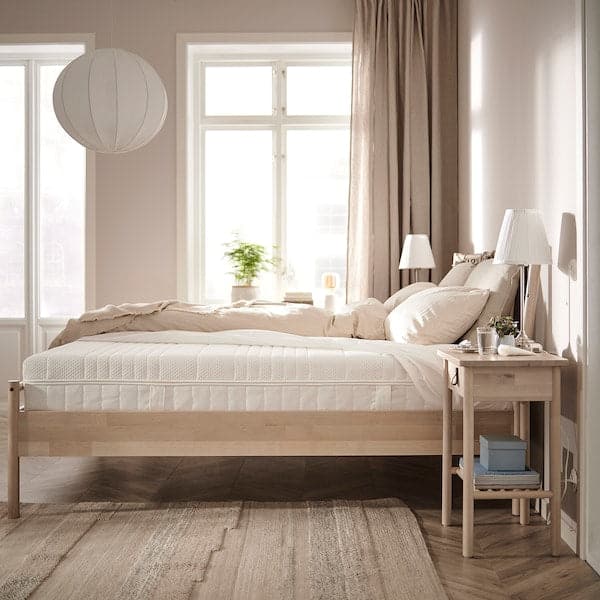 Ikea ÅNNELAND - Foam mattress, semi-rigid/white, , 140x200 cm