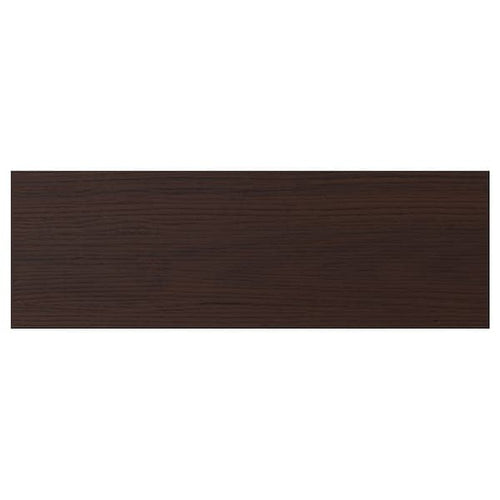 ASKERSUND - Drawer front, dark brown ash effect, 60x20 cm