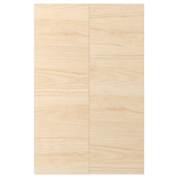 ASKERSUND - 2-p door f corner base cabinet set, light ash effect, 25x80 cm - best price from Maltashopper.com 40331866