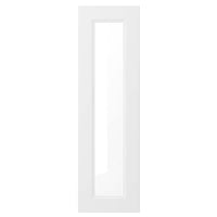 AXSTAD glass door, matt white, 30x100 cm