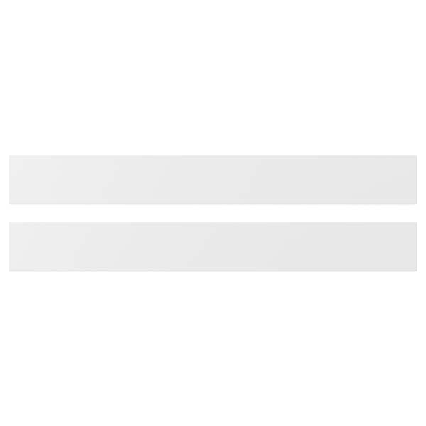 AXSTAD drawer front, matt white, 79.7x9.7 cm