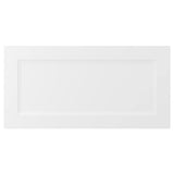 AXSTAD drawer front, matt white, 80x40 cm