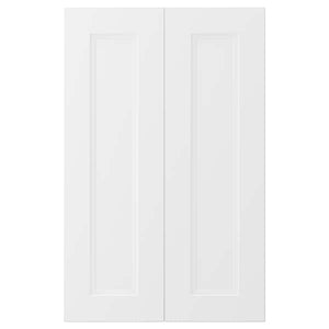 AXSTAD - 2-p door f corner base cabinet set, matt white, 26x80 cm - best price from Maltashopper.com 00408768