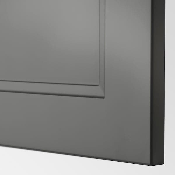 AXSTAD - 2-p door f corner base cabinet set, dark grey, 26x80 cm - best price from Maltashopper.com 70454337
