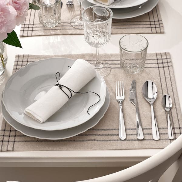 BÄCKÖRING - Cutlery set, 24 pieces, stainless steel , - best price from Maltashopper.com 80560083