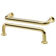 BAGGANÄS handle, brass-colour, 5 mm, 2 pack