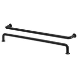 BAGGANÄS handle, black, 335 mm, 2 pack