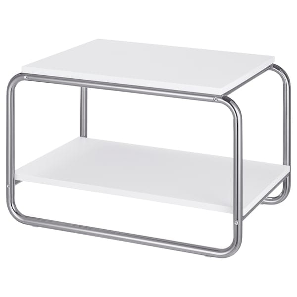 Ikea BAGGBODA - Side table, white, 71x50 cm