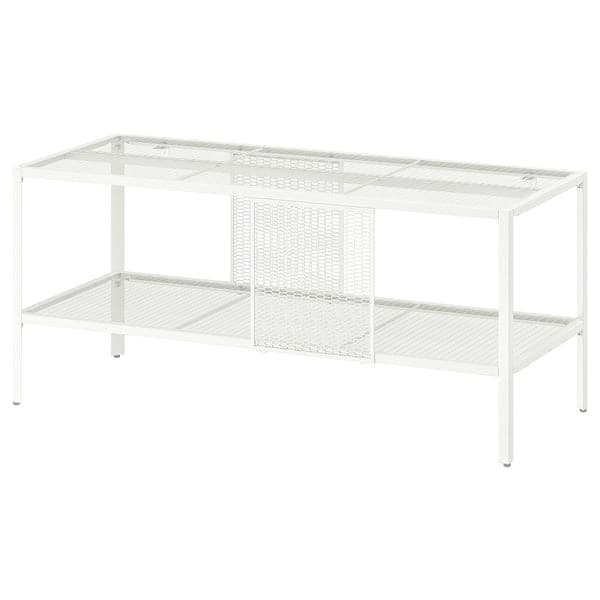 Ikea BAGGEBO TV cabinet - metal/white 90x35x40 cm