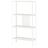 BAGGEBO shelving unit, metal/white, 60x25x116 cm