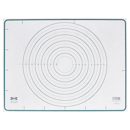 BAKTRADITION - Baking mat, white/turquoise, 61x46 cm - best price from Maltashopper.com 60480167