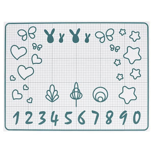 Ikea BAKTRADITION - Baking mat, white/turquoise, 61x46 cm