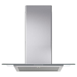 BALANSERAD Hood to be fixed to the wall - stainless steel/glass 80 cm , 80 cm - best price from Maltashopper.com 50526991