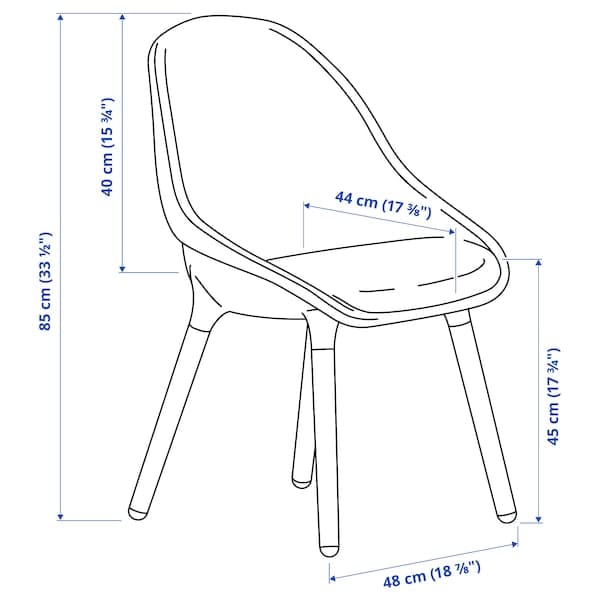 BALTSAR - Chair, white , - best price from Maltashopper.com 50532143