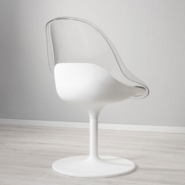 BALTSAR Swivel chair, white , - best price from Maltashopper.com 10511538