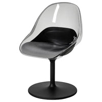 BALTSAR swivel chair, black, 58x85x56 cm